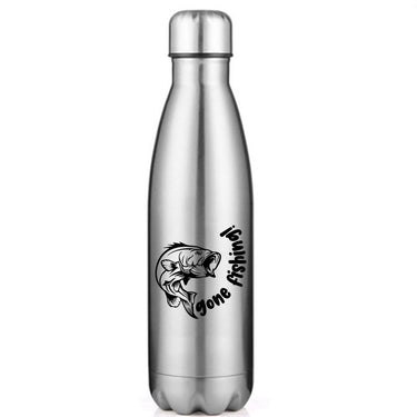Gone Fishing v1' Stainless Steel Water Bottle